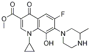 Methyl 1-cyclopropyl-6-fluoro-8-hydroxy-7-(3-Methylpiperazin-1-yl)-4-oxo-1,4-dihydroquinoline-3-carboxylate CAS#: 1048972-33-3