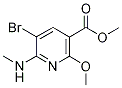 Methyl 5-bromo-2-methoxy-6-(methylamino)nicotinate CAS#: 187480-15-5