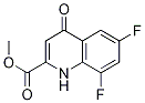Methyl 6,8-difluoro-4-oxo-1,4-dihydroquinoline-2-carboxylate CAS#: 1065074-53-4