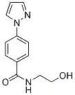 N-(2-hydroxyethyl)-4-(1H-pyrazol-1-yl)benzenecarboxamide CAS#: 1017782-46-5