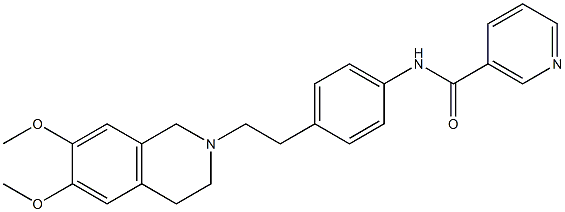 N-(4-(2-(6,7-diMethoxy-3,4-dihydroisoquinolin-2(1H)-yl)ethyl)phenyl)nicotinaMide CAS#: 1024592-65-1