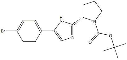 (S)-tert-butyl 2-(5-(4-broMophenyl)-1h-iMidazol-2-yl)pyrrolidine-1-carboxylate CAS#: 1007881-98-2
