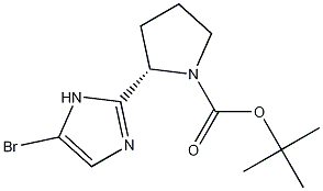 (S)-tert-butyl 2-(5-bromo-1H-imidazol-2-yl)pyrrolidine-1-carboxylate CAS#: 1007882-59-8