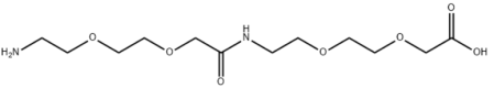 17-氨基-10-氧代-3,6,12,15-四氧雜-9-氮雜十七烷酸的結構 CAS 1143516-05-5