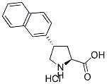 (+/-)-TRANS-4-(2-NAPHTHYL)PYRROLIDINE-3-CARBOXYLIC ACID HYDROCHLORIDE CAS#: 1049734-17-9