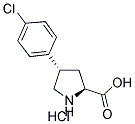 (+/-)-TRANS-4-(4-CHLOROPHENYL)PYRROLIDINE-3-CARBOXYLIC ACID HYDROCHLORIDE CAS#: 1049727-79-8