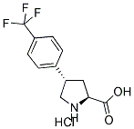 (+/-)-TRANS-4-(4-TRIFLUOROMETHYLPHENYL)PYRROLIDINE-3-CARBOXYLIC ACID HYDROCHLORIDE CAS#: 1049734-75-9