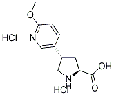 (+/-)-TRANS-4-(6-METHOXY-3-PYRIDINYL)PYRROLIDINE-3-CARBOXYLIC ACID DIHYDROCHLORIDE CAS#: 1049740-13-7