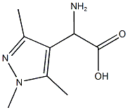 amino(1,3,5-trimethyl-1H-pyrazol-4-yl)acetic acid(SALTDATA: 1.97HCl H2O) CAS#: 1025555-34-3