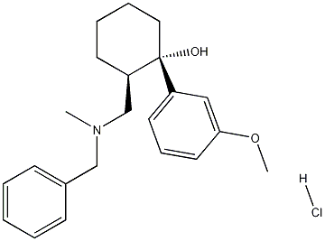 cis-(+/-)-2-[(N-Benzyl-N-methyl)aminomethyl]-1-(3-methoxyphenyl)cyclohexanol, Hydrochloride CAS#: 1018989-95-1
