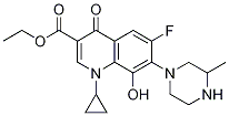 ethyl 1-cyclopropyl-6-fluoro-8-hydroxy-7-(3-Methylpiperazin-1-yl)-4-oxo-1,4-dihydroquinoline-3-carboxylate CAS#: 1048972-30-0