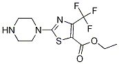 ethyl 2-piperazino-4-(trifluoromethyl)-1,3-thiazole-5-carboxylate CAS#: 1048913-30-9