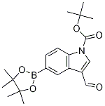 tert-Butyl 3-forMyl-5-(4,4,5,5-tetraMethyl-1,3,2-dioxaborolan-2-yl)-1H-indole-1-carboxylate CAS#: 1025707-92-9