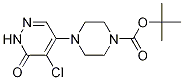 tert-Butyl 4-(5-chloro-6-oxo-1,6-dihydropyridazin-4-yl)piperazine-1-carboxylate CAS#: 1062118-80-2