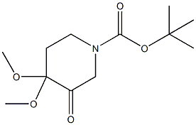 tert-Butyl 4,4-dimethoxy-3-oxopiperidine-1-carboxylate CAS#: 1007595-82-5