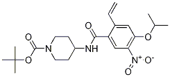 tert-butyl 4-(4-isopropoxy-5-nitro-2-vinylbenzamido)piperidine-1-carboxylate CAS#: 1035230-11-5