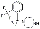 1-(1-(2-(TRIFLUOROMETHYL)PHENYL)CYCLOPROPYL)PIPERAZINE CAS#: 1245646-33-6
