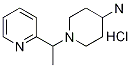 1-(1-(pyridin-2-yl)ethyl)piperidin-4-aMine hydrochloride, 98+% C12H20ClN3, Molecular Weight 241.76 CAS#: 1185320-11-9