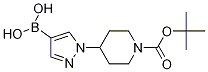 1-(1-(tert-Butoxycarbonyl)piperidin-4-yl)-1H-pyrazol-4-ylboronic acid CAS#: 1190875-39-8