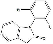1-(2-BroMo-6-chlorophenyl)-1,3-dihydro-2H-indol-2-one CAS#: 1219112-85-2