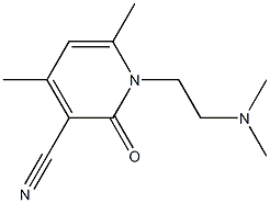 1-(2-Dimethylamino-ethyl)-4,6-dimethyl-2-oxo-1,2-dihydro-pyridine-3-carbonitrile CAS#: 1267008-06-9