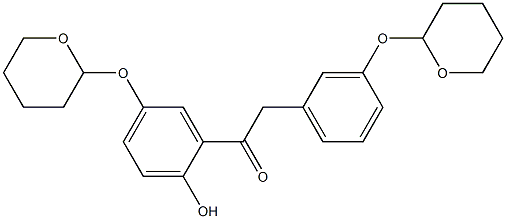 1-(2-hydroxy-5-((tetrahydro-2H-pyran-2-yl)oxy)phenyl)-2-(3-((tetrahydro-2H-pyran-2-yl)oxy)phenyl)ethanone CAS#: 1352306-11-6