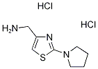 1-(2-pyrrolidin-1-yl-1,3-thiazol-4-yl)methanamine(SALTDATA: 2HCl 0.1H2O) CAS#: 1209952-47-5