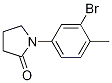 1-(3-Bromo-4-methylphenyl)pyrrolidin-2-one CAS#: 1226225-33-7
