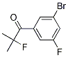 1-(3-Bromo-5-fluorophenyl)-2-fluoro-2-methylpropan-1-one CAS#: 1147871-75-7