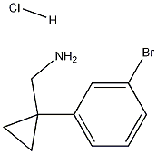 (1-(3-bromophenyl)cyclopropyl)methanamine hydrochloride CAS#: 1211373-43-1