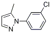 1-(3-chlorophenyl)-5-Methyl-1H-pyrazole CAS#: 1247358-87-7