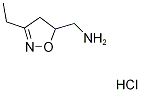 1-(3-ethyl-4,5-dihydro-5-isoxazolyl)methanamine(SALTDATA: HCl) CAS#: 1160245-60-2