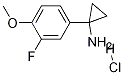 1-(3-fluoro-4-Methoxyphenyl)cyclopropanaMine hydrochloride CAS#: 1260852-84-3