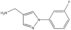 (1-(3-fluorophenyl)-1H-pyrazol-4-yl)methanamine CAS#: 1177318-23-8