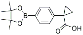 1-(4-(4,4,5,5-TETRAMETHYL-1,3,2-DIOXABOROLAN-2-YL)PHENYL)CYCLOPROPANECARBOXYLIC ACID CAS#: 1218790-98-7