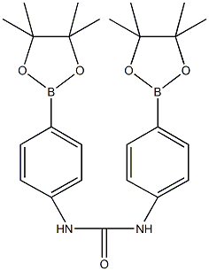 1-(4-(4,4,5,5-TetraMethyl-1,3,2-dioxaborolan-2-yl)benzyl)-3-(4-(4,4,5,5-tetraMethyl-1,3,2-dioxaborolan-2-yl)phenyl)urea CAS#: 1073353-72-6