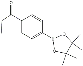 1-(4-(4,4,5,5-Tetramethyl-1,3,2-dioxaborolan-2-yl)phenyl)propan-1-one CAS#: 1256359-22-4