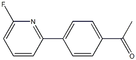1-(4-(6-fluoropyridin-2-yl)phenyl)ethanone CAS#: 1245645-95-7
