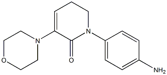 1-(4-AMinophenyl)-5,6-dihydro-3-(4-Morpholinyl)-2(1h)-pyridinone CAS#: 1267610-26-3