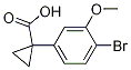 1-(4-BroMo-3-Methoxyphenyl)cyclopropane-1-carboxylic acid CAS#: 1373232-79-1