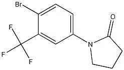 1-(4-Bromo-3-trifluoromethylphenyl)pyrrolidin-2-one CAS#: 1261994-99-3