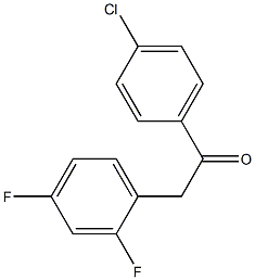 1-(4-Chlorophenyl)-2-(2,4-difluorophenyl)ethanone CAS#: 1271611-27-8