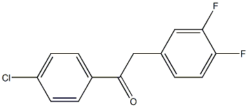 1-(4-Chlorophenyl)-2-(3,4-difluorophenyl)ethanone CAS#: 1373156-53-6