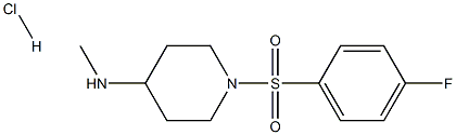 1-((4-Fluorophenyl)sulfonyl)-N-Methylpiperidin-4-aMine hydrochloride CAS#: 1353958-87-8