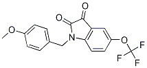 1-(4-Methoxybenzyl)-5-trifluoromethoxyisatin CAS#: 1160247-92-6