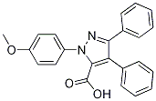 1-(4-Methoxyphenyl)-3,4-diphenyl-1H-pyrazol-5-carboxylic acid CAS#: 1338247-72-5