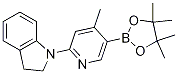 1-(4-Methyl-5-(4,4,5,5-tetraMethyl-1,3,2-dioxaborolan-2-yl)pyridin-2-yl)indoline CAS#: 1356699-47-2