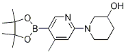 1-(4-Methyl-5-(4,4,5,5-tetraMethyl-1,3,2-dioxaborolan-2-yl)pyridin-2-yl)piperidin-3-ol CAS#: 1352741-91-3