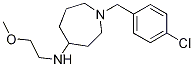 1-(4-chlorobenzyl)-N-(2-Methoxyethyl)azepan-4-aMine CAS#: 1263286-55-0