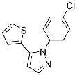 1-(4-chlorophenyl)-5-(thiophen-2-yl)-1H-pyrazole CAS#: 1269294-00-9